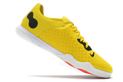 Men's Nike React Gato IC Football Shoes - Yellow/Black/White