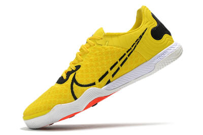 Men's Nike React Gato IC Football Shoes - Yellow/Black/White