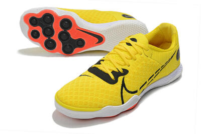Men's Nike React Gato IC Football Shoes - Yellow/Black/White