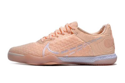Men's Nike React Gato IC Football Shoes - Pink/White