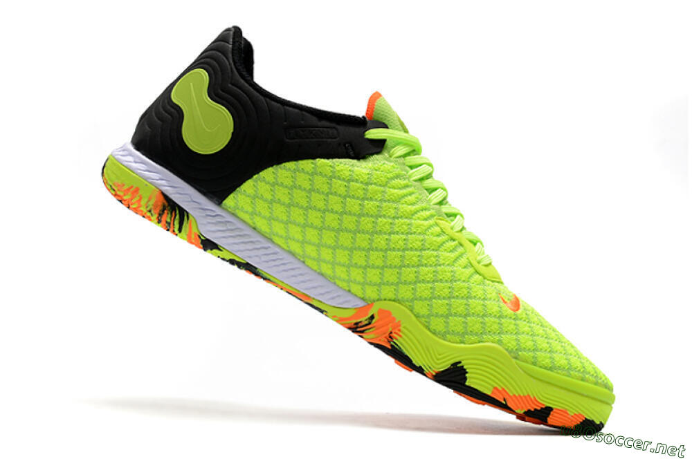 Men's Nike React Gato IC Football Shoes - Yellow/Red/Black 4