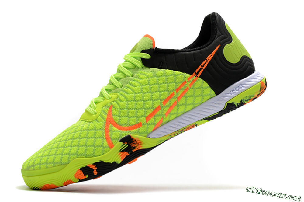 Men's Nike React Gato IC Football Shoes - Yellow/Red/Black 5