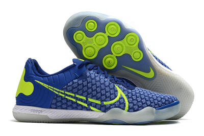 Men's Nike React Gato IC Football Shoes - Blue/Yellow/White