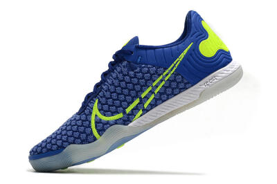 Men's Nike React Gato IC Football Shoes - Blue/Yellow/White