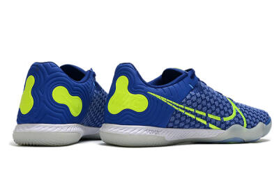 Men's Nike React Gato IC Football Shoes - Blue/Yellow/White