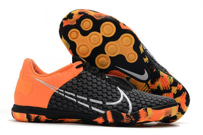 Men's Nike React Gato IC Football Shoes - Black/Red/White