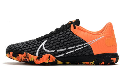 Men's Nike React Gato IC Football Shoes - Black/Red/White