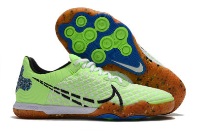 Men's Nike React Gato IC Football Shoes - Green/White/Black