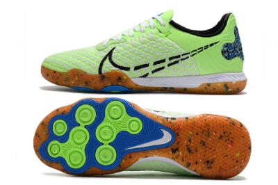 Men's Nike React Gato IC Football Shoes - Green/White/Black