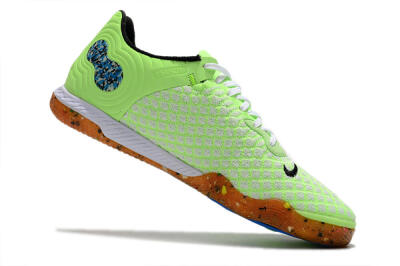 Men's Nike React Gato IC Football Shoes - Green/White/Black
