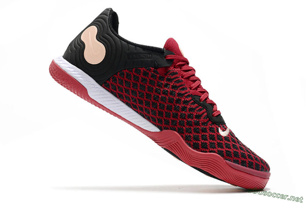 Men's Nike React Gato IC Football Shoes - Red/White/Black 4