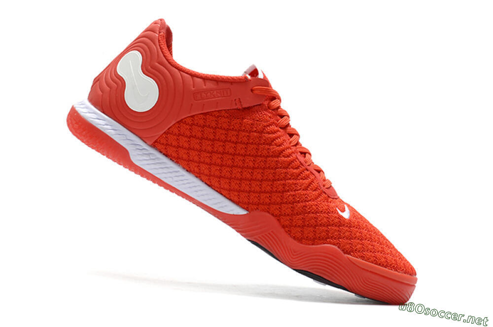 Men's Nike React Gato IC Football Shoes - Red/Whtie/Black 4