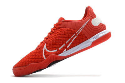 Men's Nike React Gato IC Football Shoes - Red/Whtie/Black