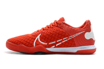 Men's Nike React Gato IC Football Shoes - Red/Whtie/Black