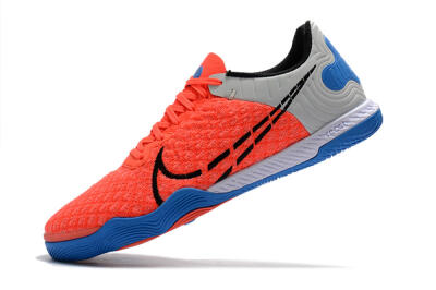 Men's Nike React Gato IC Football Shoes - Red/Grey/Blue