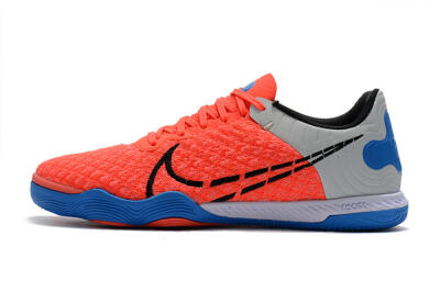Men's Nike React Gato IC Football Shoes - Red/Grey/Blue