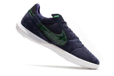 Men's Nike Street Gato IC Football Shoes - Purple/Green/White