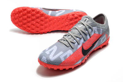 Men's Nike Mercurial Vapor 13 Pro TF Football Shoes - Grey/Black/Red