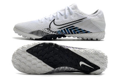 Men's Nike Mercurial Vapor 13 Pro TF Football Shoes - White/Black/Blue