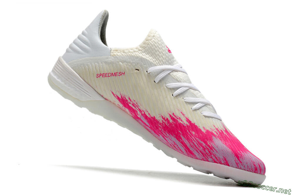 Men's Adidas X 19.1 TF Football Shoes - Pink/Black/White 4