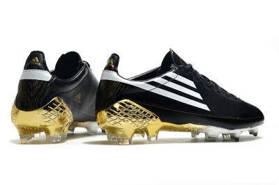 Men's Adidas F50 Adizero Ghosted FG Football Boots - Black/White/Gold
