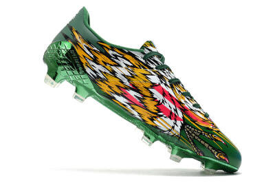 Men's Adidas F50 Adizero Ghosted FG Football Boots - Green/Pink/Yellow