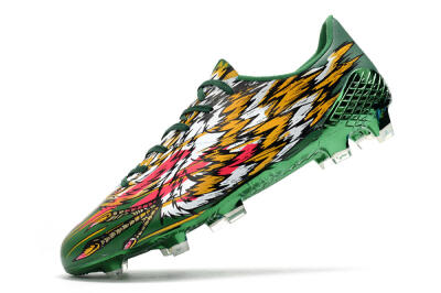 Men's Adidas F50 Adizero Ghosted FG Football Boots - Green/Pink/Yellow