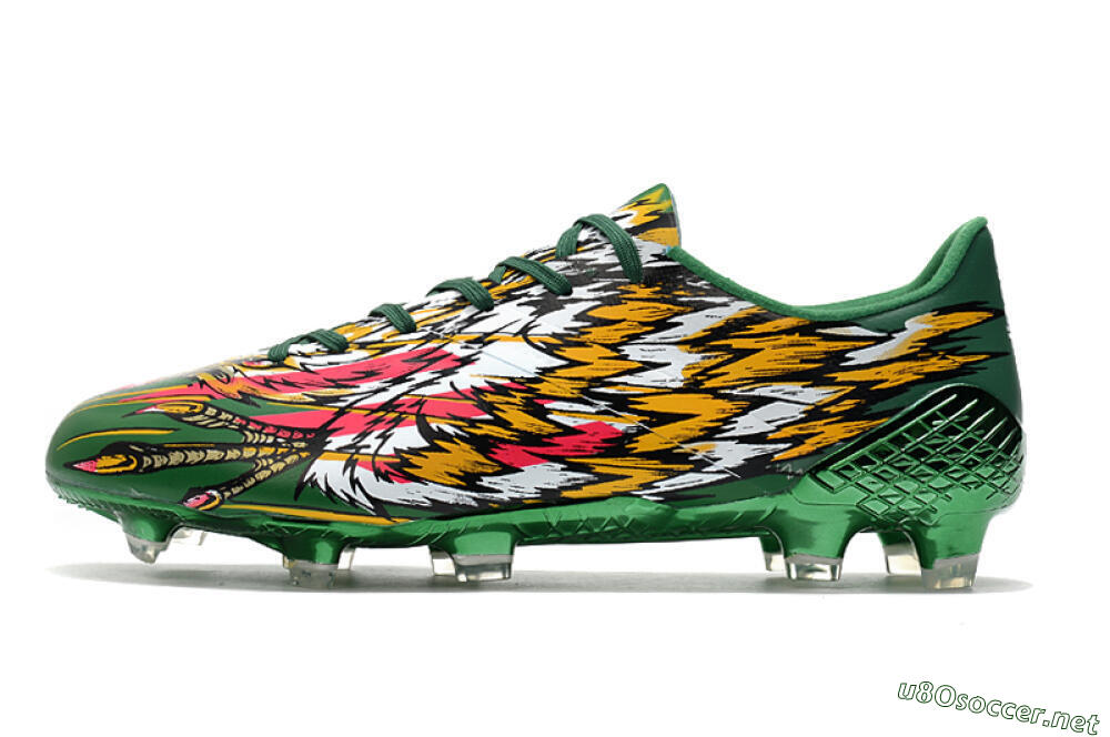 Men's Adidas F50 Adizero Ghosted FG Football Boots - Green/Pink/Yellow 0