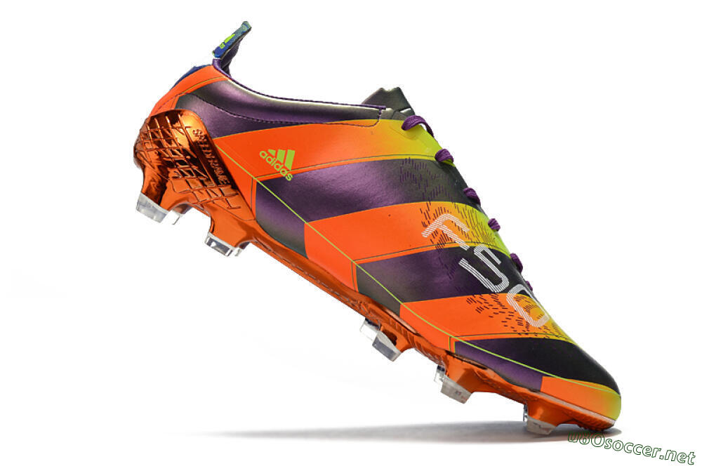 Men's Adidas F50 Adizero Ghosted FG Football Boots - Purple/Blue/Yellow 4