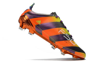 Men's Adidas F50 Adizero Ghosted FG Football Boots - Purple/Blue/Yellow
