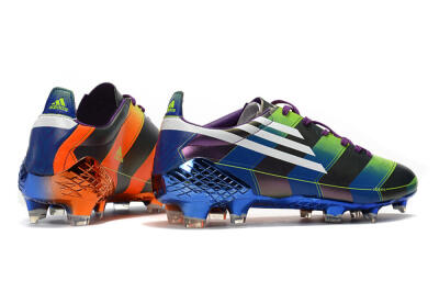 Men's Adidas F50 Adizero Ghosted FG Football Boots - Purple/Blue/Yellow