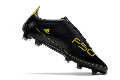 Men's Adidas F50 Adizero Ghosted FG Football Boots - Black/Yellow