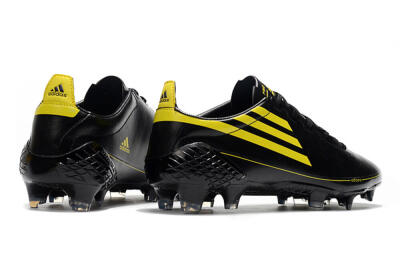 Men's Adidas F50 Adizero Ghosted FG Football Boots - Black/Yellow