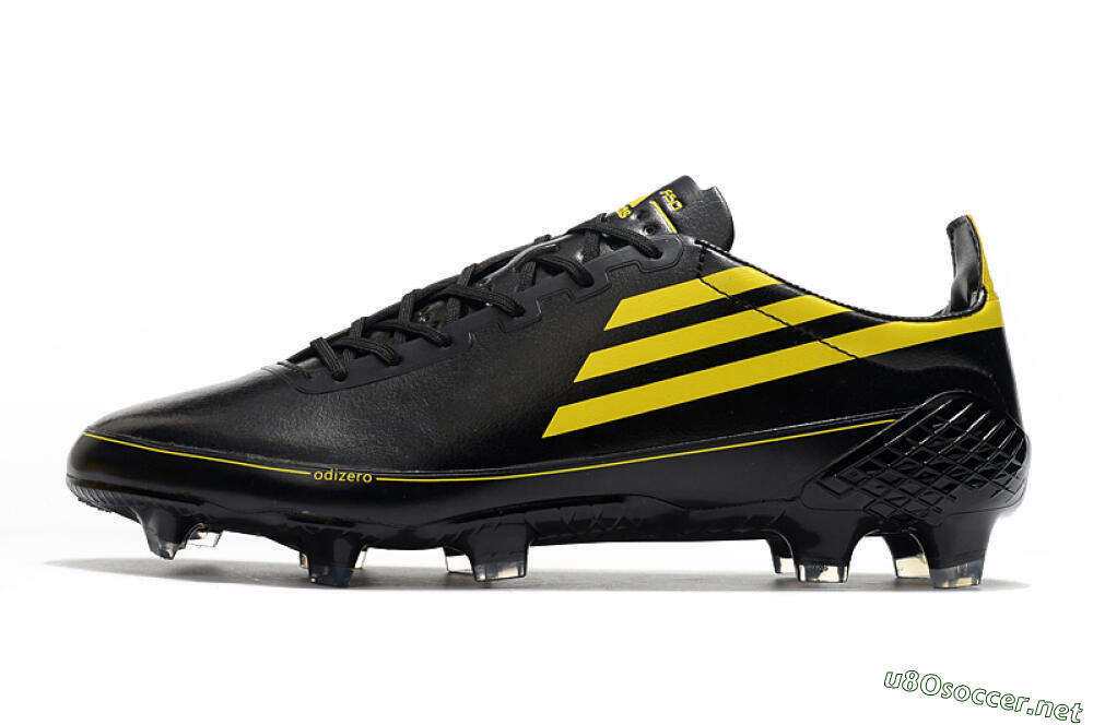 Men's Adidas F50 Adizero Ghosted FG Football Boots - Black/Yellow 0