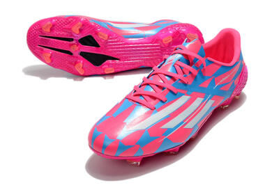 Men's Adidas F50 Adizero Ghosted FG Football Boots - Pink/White/Blue