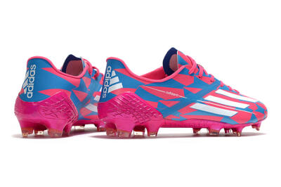 Men's Adidas F50 Adizero Ghosted FG Football Boots - Pink/White/Blue
