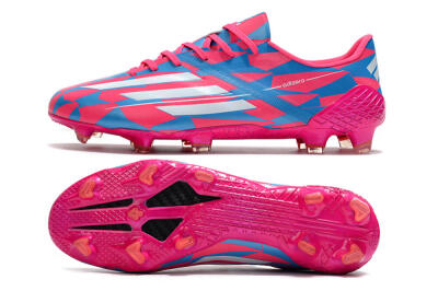 Men's Adidas F50 Adizero Ghosted FG Football Boots - Pink/White/Blue