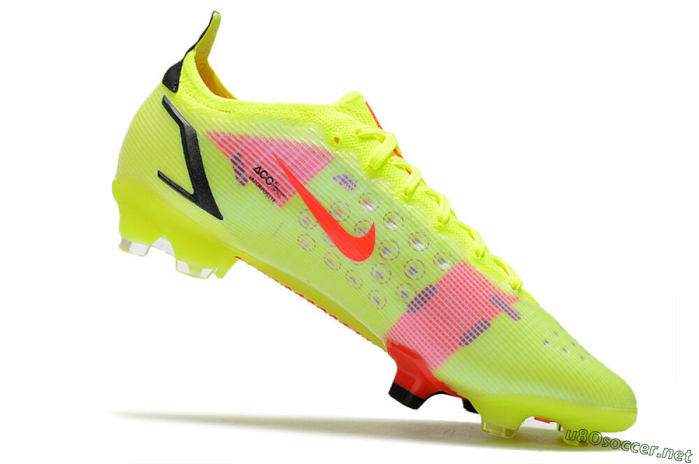 Men's Nike Mercurial Vapor 14 Elite FG Football Boots - Yellow/Red/Black 4