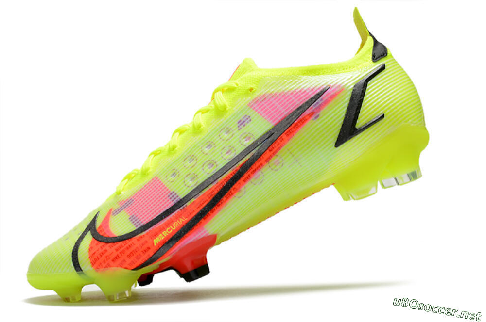 Men's Nike Mercurial Vapor 14 Elite FG Football Boots - Yellow/Red/Black 5