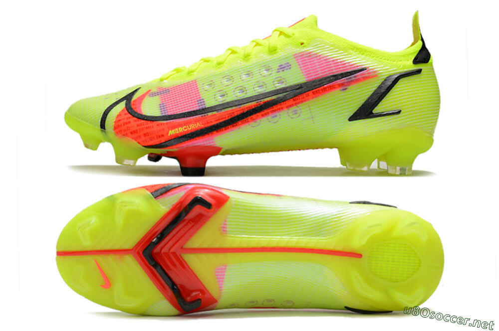 Men's Nike Mercurial Vapor 14 Elite FG Football Boots - Yellow/Red/Black 1