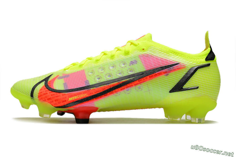 Men's Nike Mercurial Vapor 14 Elite FG Football Boots - Yellow/Red/Black 0