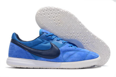 Men's Nike Premier 2 Sala IC Football Shoes - Blue/White