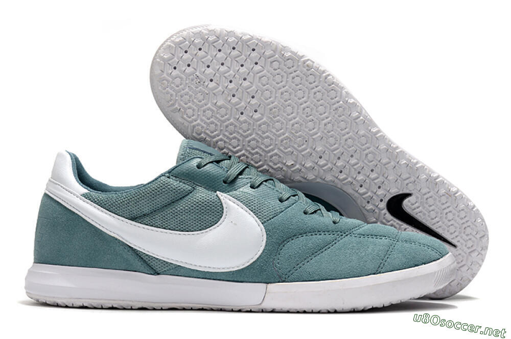 Men's Nike Premier 2 Sala IC Football Shoes - Blue/White/Black 2