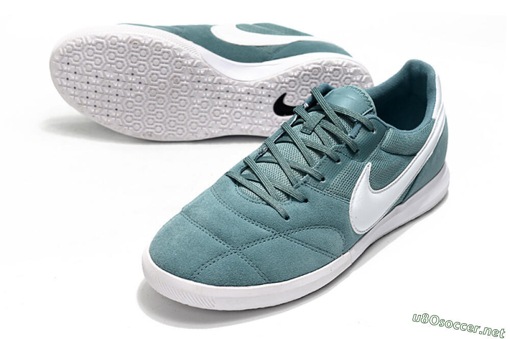 Men's Nike Premier 2 Sala IC Football Shoes - Blue/White/Black 3