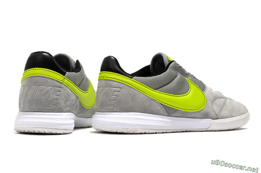 Men's Nike Premier 2 Sala IC Football Shoes - Grey/Yellow/Black 6