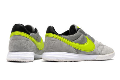 Men's Nike Premier 2 Sala IC Football Shoes - Grey/Yellow/Black