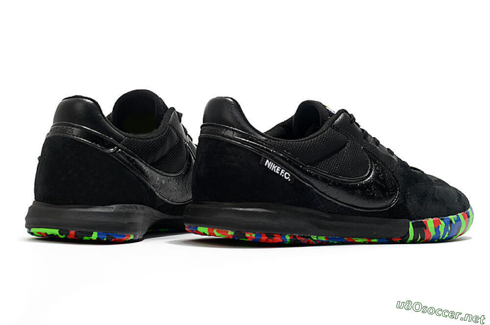 Men's Nike Premier 2 Sala IC Football Shoes - Black/Red/Green/Blue 6