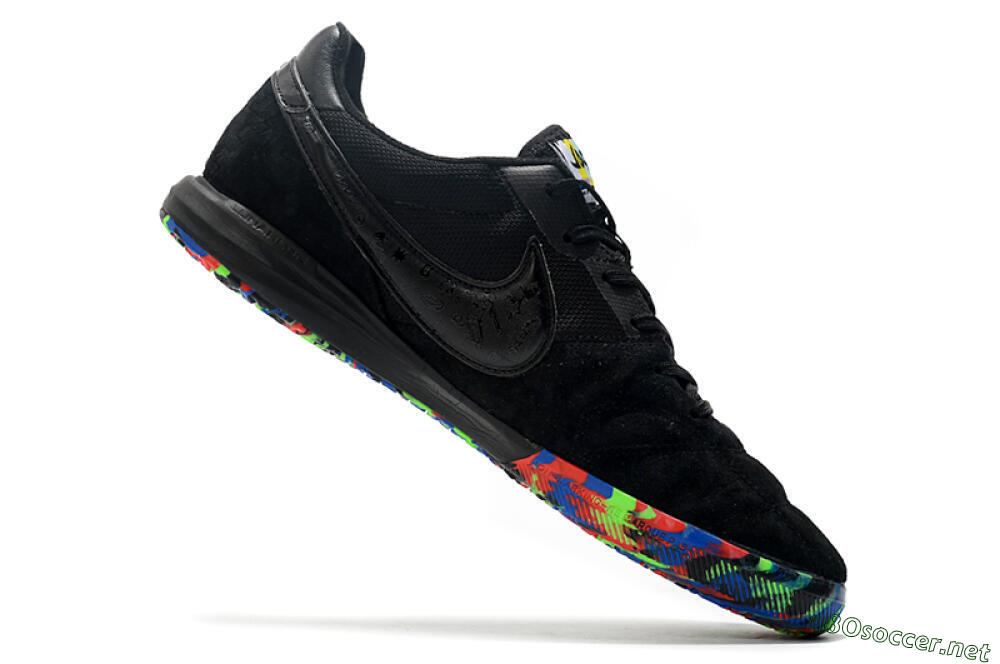 Men's Nike Premier 2 Sala IC Football Shoes - Black/Red/Green/Blue 4
