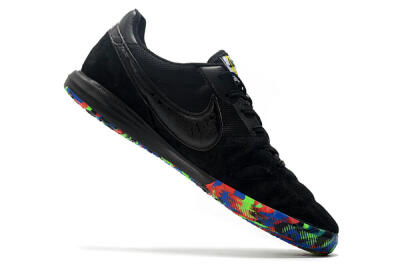 Men's Nike Premier 2 Sala IC Football Shoes - Black/Red/Green/Blue