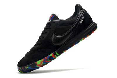 Men's Nike Premier 2 Sala IC Football Shoes - Black/Red/Green/Blue